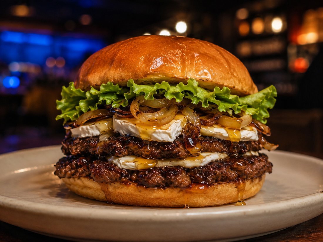 Miel des Isles — double steak, fromage de chèvre, miel